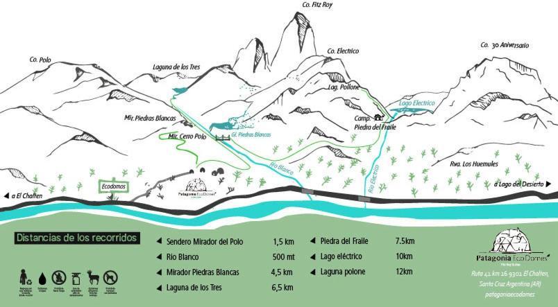 Patagonia Eco Domes Hotell El Chalten Exteriör bild